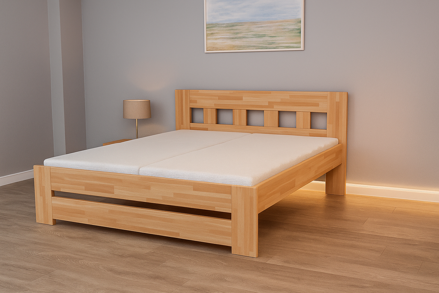 Kvalitná masívna posteľ Jana