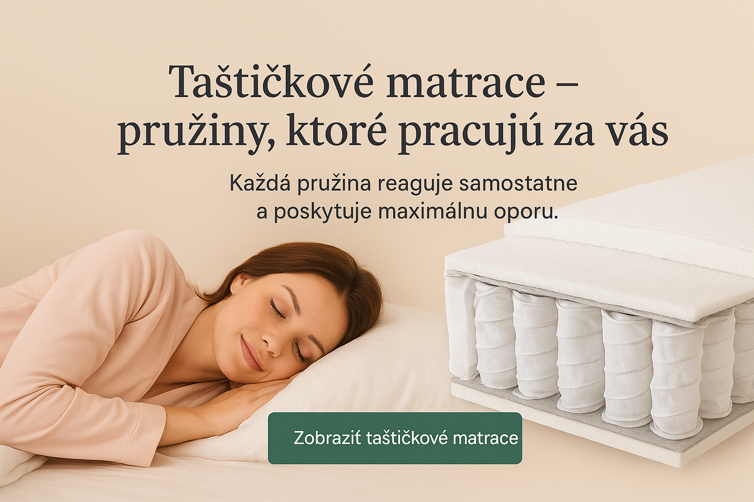 Pružinové a taštičkové matrace