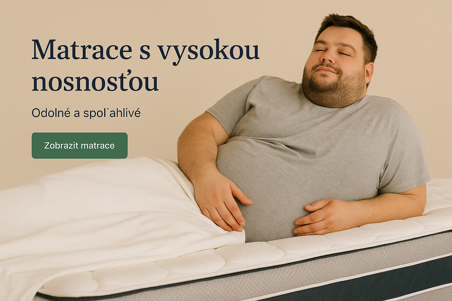 Matrace s vyššou nosnosťou