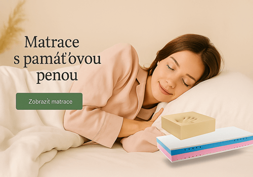 Matrace s pamäťovou penou 